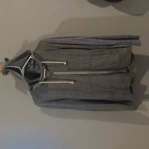 American Eagle grey hooded sweatshirt